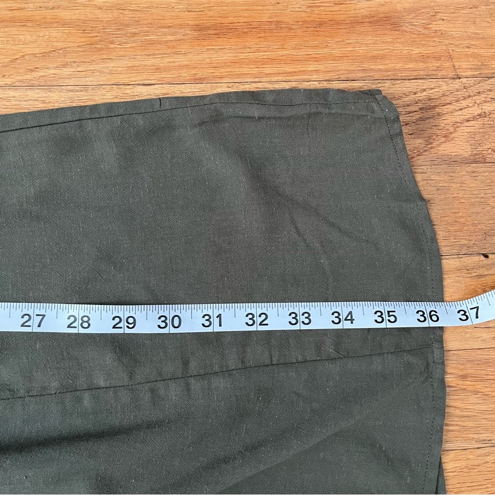 Universal Thread Olive Green Button-Front Mini Dress - Picture 8 of 8